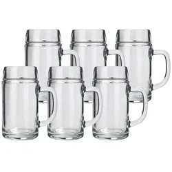Stölzle Lausitz STYRIA Bierkrüge 6er Set transparent 