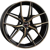 Borbet QX 8,5 x 20 5 x 112 ET45 MB66,5 Schwarz/Bronze Matt
