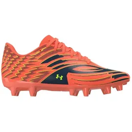 Under Armour Shadow Select 4 FG Kinder Orange/High Vis Yellow 36