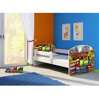 Clamaro Kinderbett, Babybett 70x140, 80x160, 80x180cm Juniorbett, Kind, Motiv,