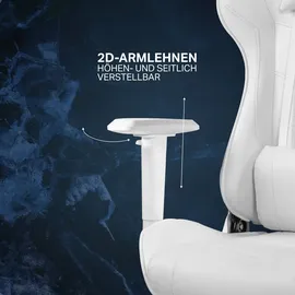 deltaco GAM-096 Gaming Chair weiß