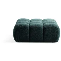 Micadoni Pouf, Petrol, Textil, 1-Sitzer, 94x43x94 cm, Hergestellt in