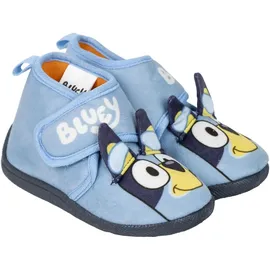 Cerdá Bluey Hausschuhe Blau - Größe 25 - Mit Klettverschluss - Baby Halbschuhe - Aus Polyester und TPR - Original Produkt in Spanien Designed