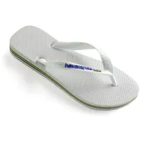 Havaianas Brasil Logo Weiß Gr 35/36