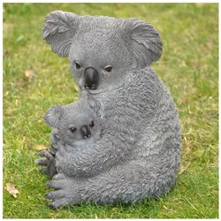 Dazikemo Gartenfigur Mutter & Baby Koalabär