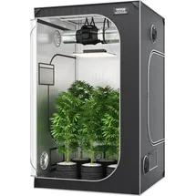 Vevor Growbox 120 x 120 x 203 cm Schwarz/Grau
