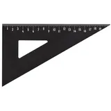 DESIGN LETTERS Alu Dreieckslineal (Schwarz) 21 cm.