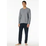 SCHIESSER Schlafanzug Casual Essentials Blau 50