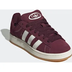 Sneaker ADIDAS ORIGINALS "CAMPUS 00S", Gr. 38,5, maroon, core weiß, maroon, Leder, sportlich, Schuhe, Topseller