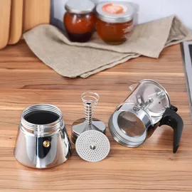 Gräwe Espressokocher mit Glaskanne, 4 Tassen,