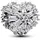 Pandora Funkelndes Herz Silber 794240C01
