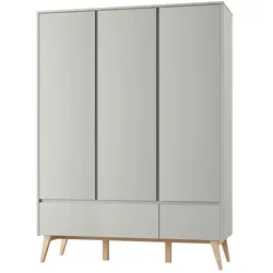 Kleiderschrank  Swing ¦ grau ¦ Maße (cm): B: 152 H: 199,5 T: 52,5