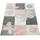Paco Home - Kinder Teppich Kinderzimmer Bunt Rosa Schmetterlinge Karo Muster Punkte Blumen 80x150 Cm