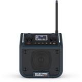 PerfectPro Baustellenradio Dab+pro Digitalradio-Empfang RDS-Senderinformation