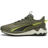 Puma Extend Lite Trail, Straßenlaufschuhe, Unisex-Erwachsene, Loden Green, Schwarz Lux Lime, 43, EU, Loden Green Puma Schwarz Lux Lime, 43, EU - 43 EU