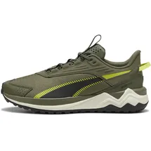 Puma Extend Lite Trail, Straßenlaufschuhe, Unisex-Erwachsene, Loden Green, Schwarz Lux Lime, 43, EU, Loden Green Puma Schwarz Lux Lime, 43, EU - 43 EU