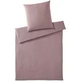 elegante Musselin Bettwäsche Smooth Kissenbezug einzeln 40x40 cm | blush - lila;pink