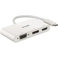 D-Link 3-in-1 USB-C to HDMI/VGA/DisplayPort Adapter (DUB-V310)