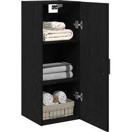 vidaXL Wandschrank Schwarze Eiche 34,5 x 34 x 90 cm Holzwerkstoff