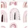 wall-art K&L Wall Art Vliestapete »Kinder Vliestapete«, Rosa Regenbogen Punkte, mehrfarbig, matt - bunt