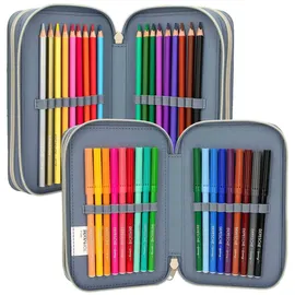 DEPESCHE TOPModel 3 Fach Federtasche CAT LOVE