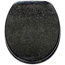 Sanilo WC-Sitz Glitzer Schwarz