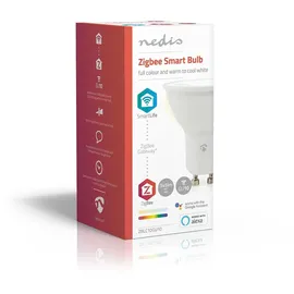 Nedis SmartLife Full Colour LED-Lampe weiß 6500 K GU10 4.7 W, RGB, Zigbee