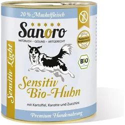 Sanoro Sensitiv BIO-Huhn mit BIO-Gemüse 6x800g