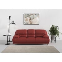 3-Sitzer COTTA "Maranello" Sofas Gr. B/H/T: 216cm x 86cm x 93cm, Leder PAMPAS, rot