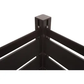 Proregal Mülltonnenverkleidung 206 x 130 x 110 cm anthrazit
