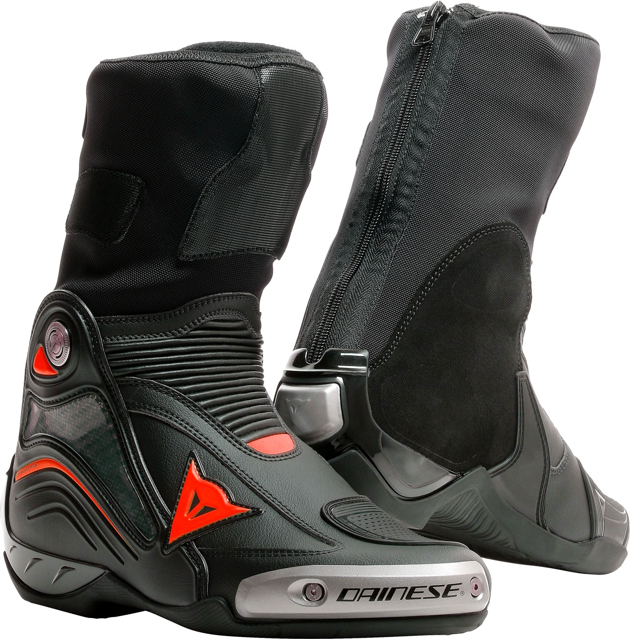 Dainese Axial D1, Stiefel - Schwarz/Neon-Rot - 41 EU