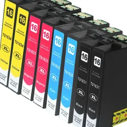 Epson WF-2010WF Tinte 8 Patronen Set von D&C für Drucker WF 2010 WF