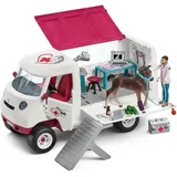 Schleich Horse Club Mobile Tierärztin mit Hannoveraner Fohlen 42370