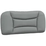 vidaXL Kopfteilkissen Hvar, Hellgrau 80 Cm Stoff