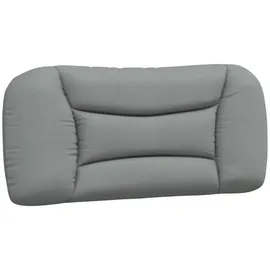 vidaXL Kopfteilkissen Hvar, Hellgrau 80 Cm Stoff