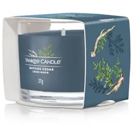 Yankee Candle Bayside Cedar Votivkerze 37 g blau
