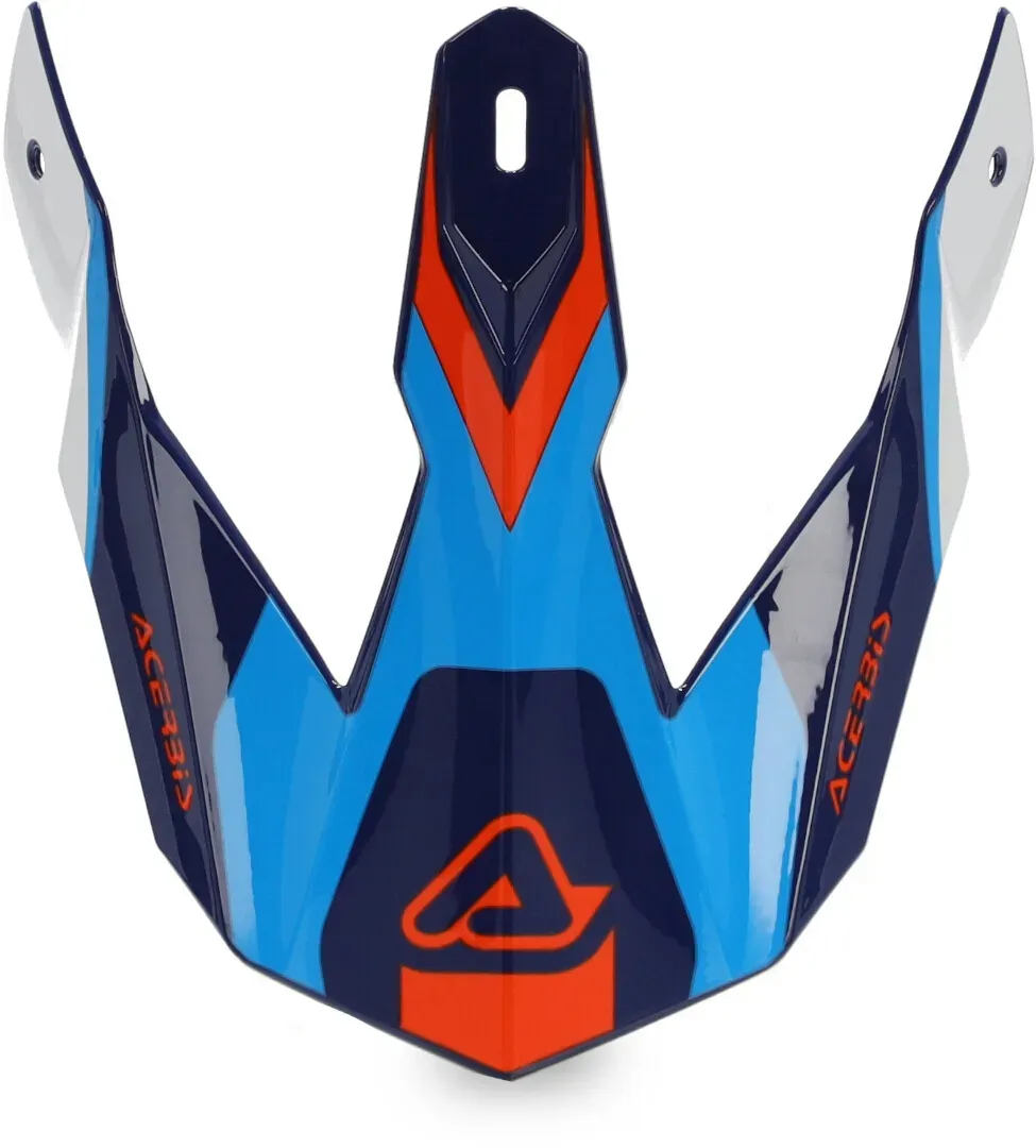 Acerbis Linear Helmschirm, blau-orange für Männer