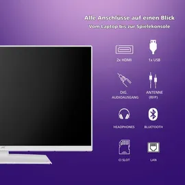 JVC LT-32VF5355W 32" LED Full HD Smart TV weiß