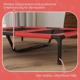 PawHut Hundesofa PawHut 92 x 76 cm rot