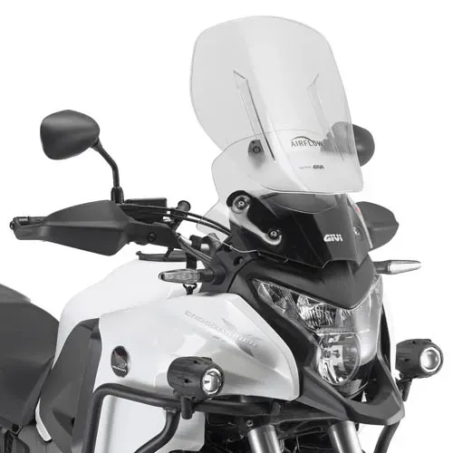 GIVI Airflow voorruit transparant, 410-530 mm hoog, 410 mm breed voor Honda Crosstourer 1200 (12-15) Voorruit