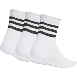 adidas 3-Streifen Cushioned Sportswear Low-Cut Socken 3 Paar White / Black 43-45