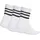 adidas 3-Streifen Cushioned Sportswear Low-Cut Socken 3 Paar White / Black 43-45