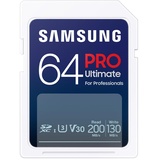 Samsung PRO Ultimate 64 GB, U3, UHS-I Speicherkarte Weiss