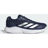 adidas Courtquick Padel Schuh - Dark Blue / Silver Metallic / Cloud White - 42 2/3