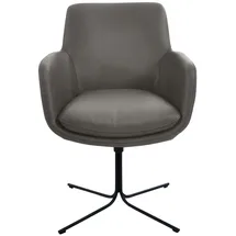 K+W Komfort & Wohnen Pego Leder Grau