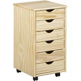 Interlink Nils Rollcontainer 36 x 40 x 65 braun