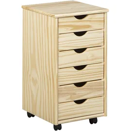 Interlink Nils Rollcontainer 36 x 40 x 65 braun