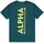 Alpha Industries Backprint T-Shirt petrol XL