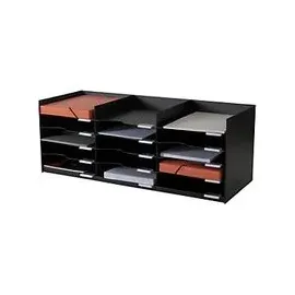 Paperflow Sortierstation DIN A4 15-Fach Schwarz
