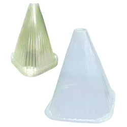 Johannes Lucht Pflanzenhut Sunnyboy Schutzhut Pflanzenzelt 10er Set ca 230x195x195mm Garten Pflanzen Schutz